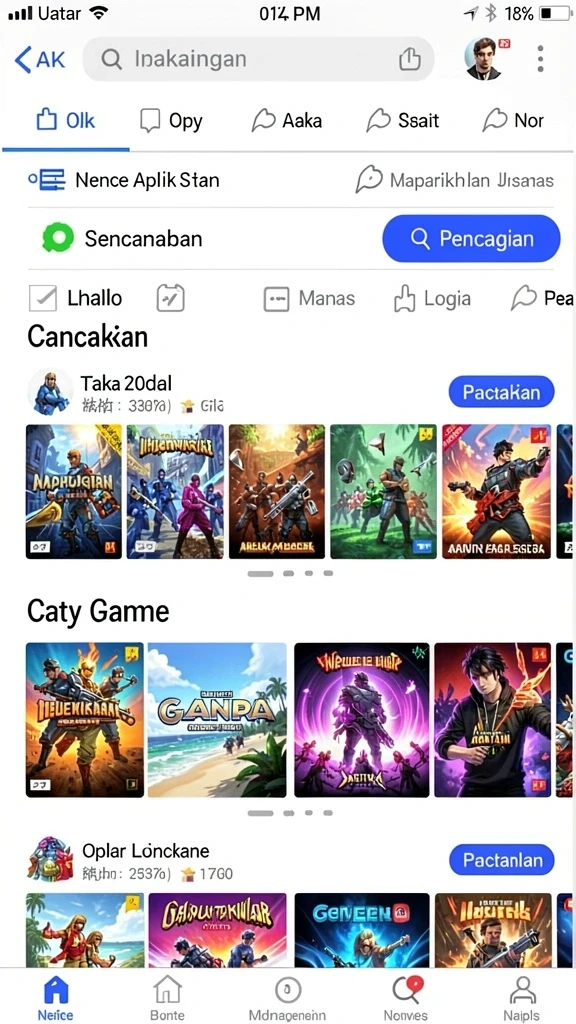 galaxy77 - Karakter unik dengan keterampilan berbeda.