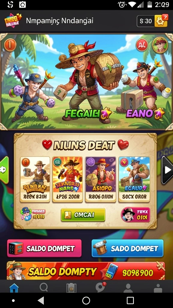 kno89 - Berbagai karakter menarik yang dapat dipilih.